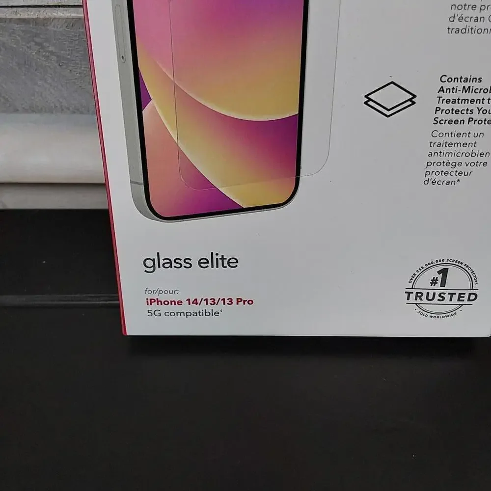 ZAGG Apple iPhone 14/ 13 / 13 Pro Glass Elite Screen Protector